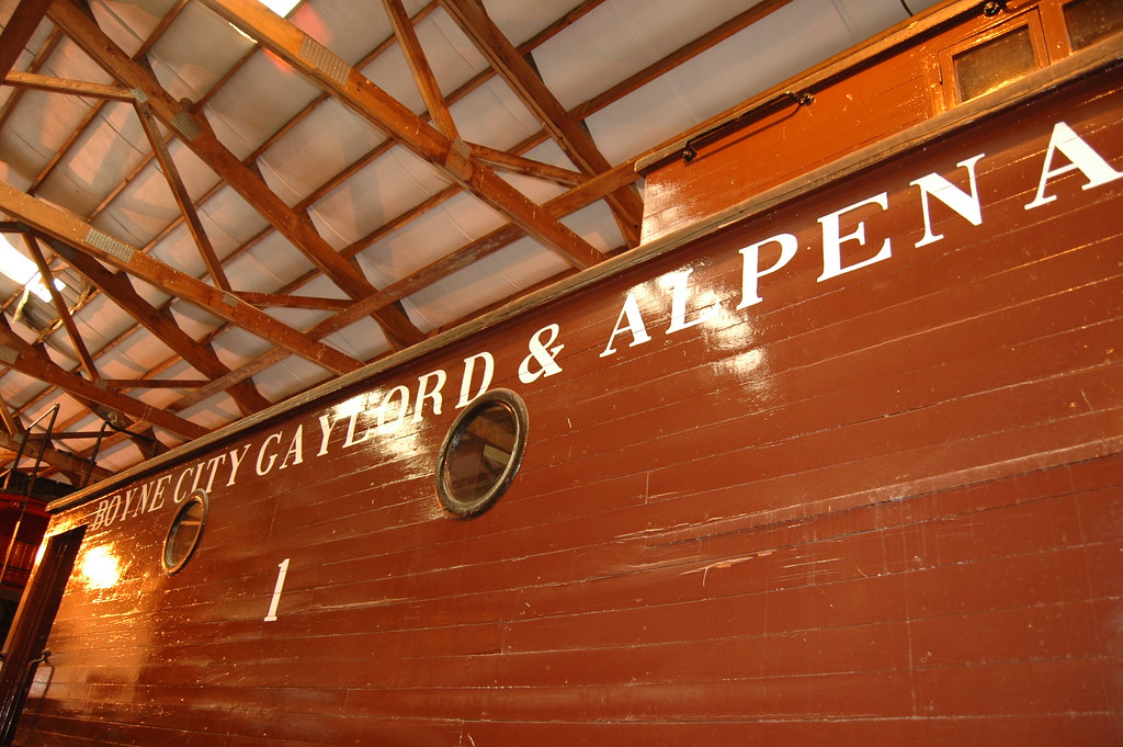 "Boyne City Gaylord & Alpena" car at midcontinent railway… Flickr