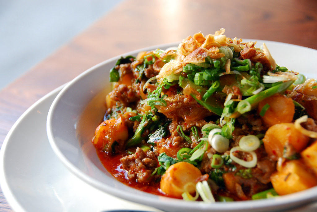 Spicy Rice Cakes Spicy Rice Cakes Momofuku Ssam Bar NY… Flickr