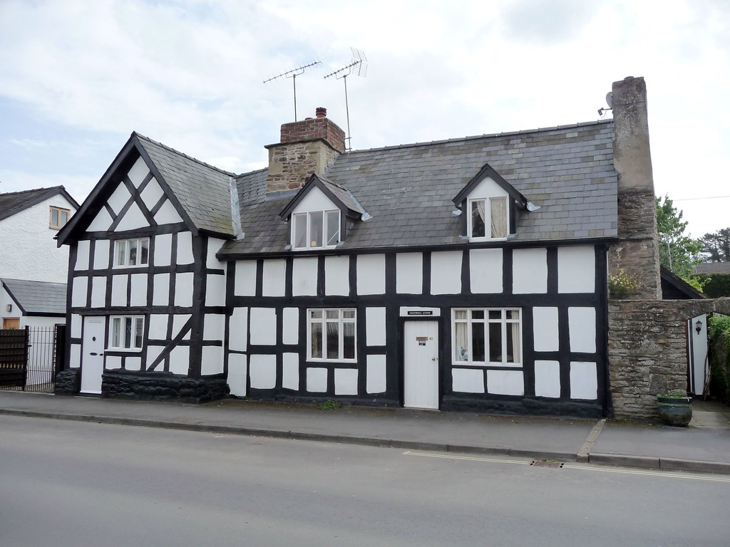 Presteigne, Black & White in Hereford Street Robert Flickr