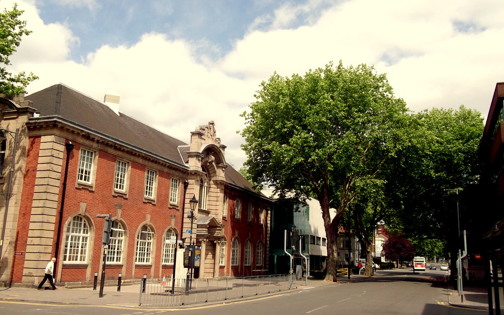 Walsall Library Lichfield Street, Walsall, circa 1905. Dan Slee