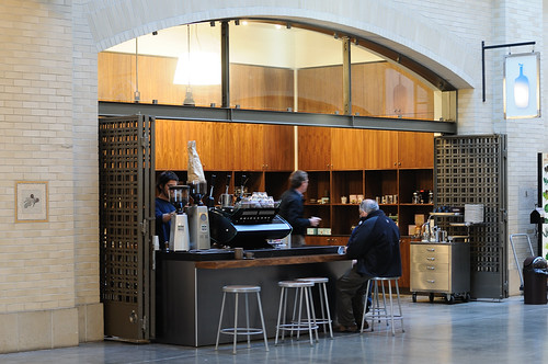 Blue Bottle Cafe, Ferry Building The Blue Bottle Cafe fina… Flickr