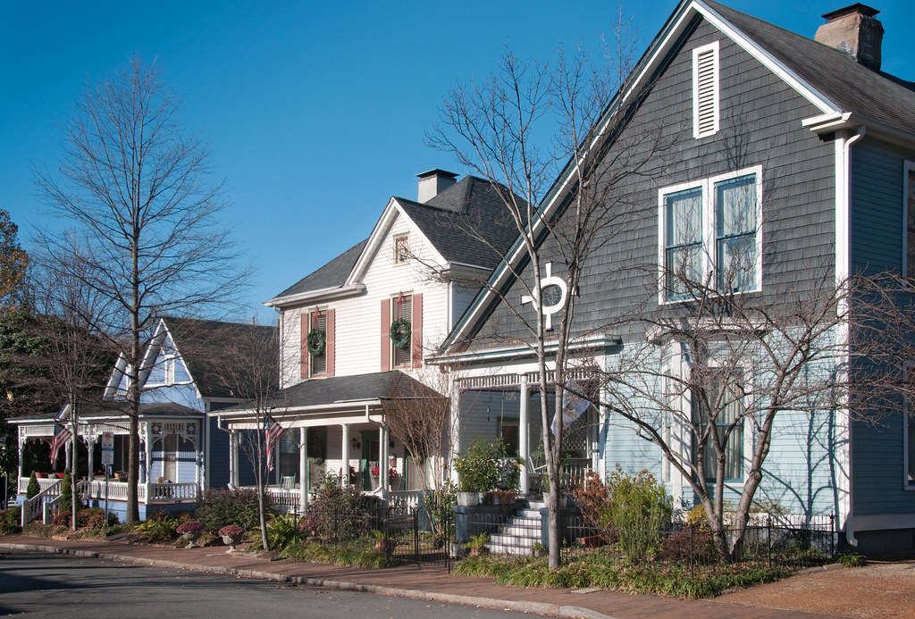 Pine Street homes, Fourth Ward, Charlotte, North Carolina Flickr