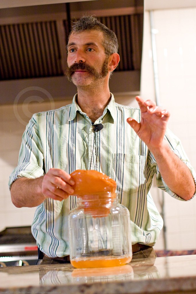 Wild Fermentation Sandor Ellix Katz Demonstrating kombuch… Flickr