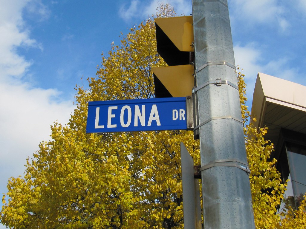 Leona Drive Leona Drive, near Sheppard and Yonge, home to … Flickr
