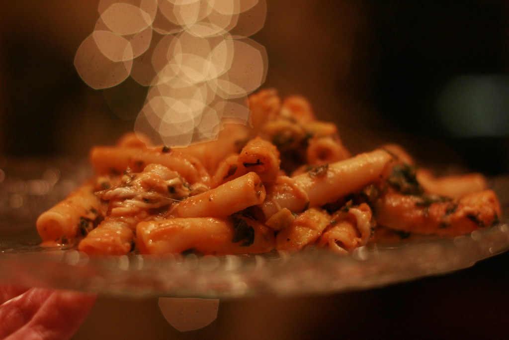 Pasta heaven Seriously so good, with spinach, yellow squas… Flickr