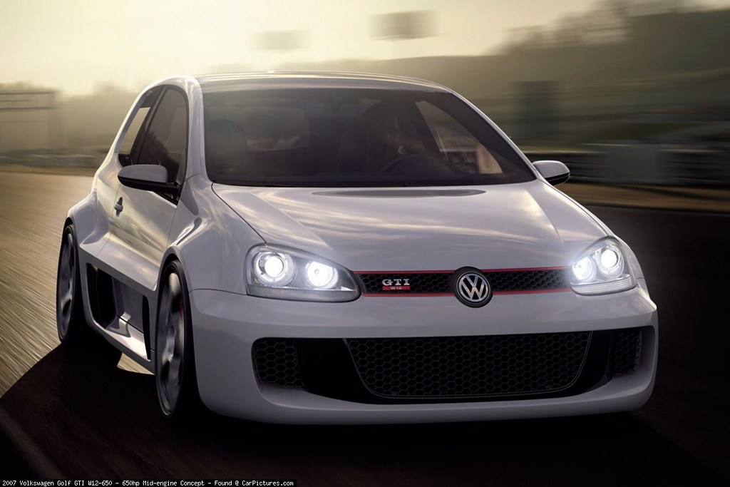 2007-Volkswagen-Golf-GTI-W12-650-650hp-Mid-engine-Concept-… | Flickr