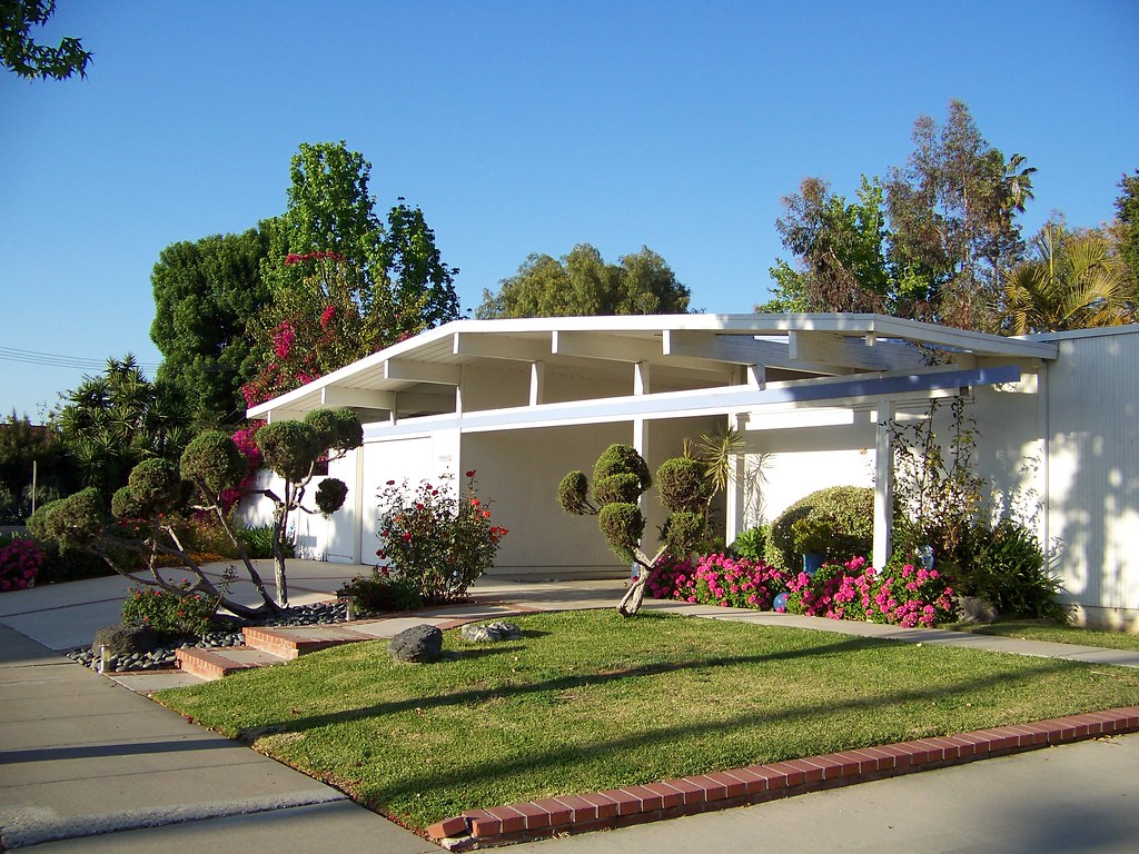 Eichler home Orange, CA Tiki Lisa Flickr