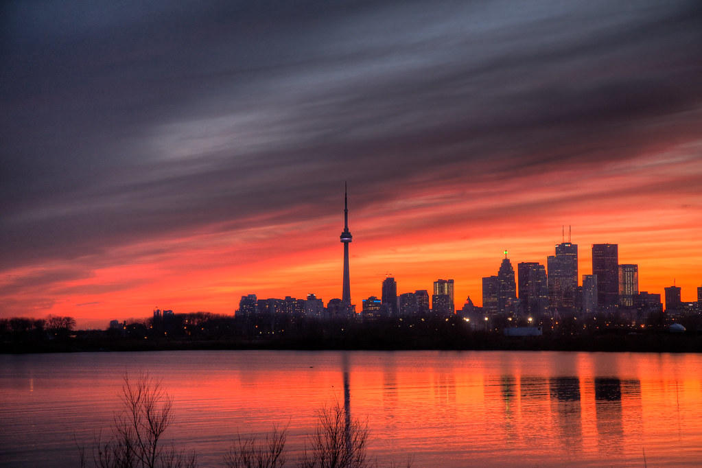 Toronto Sunset HDR A little bit of HDR here, which worked … Flickr