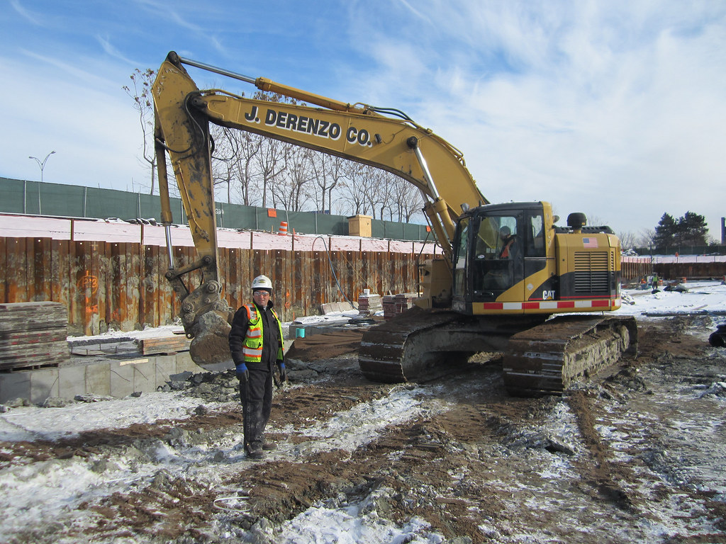 Keeping work on schedule, despite 7 degree temps! J Derenzo Flickr