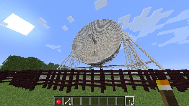 Minecraft Lovell Telescope 2 I added more girders, some e… Flickr