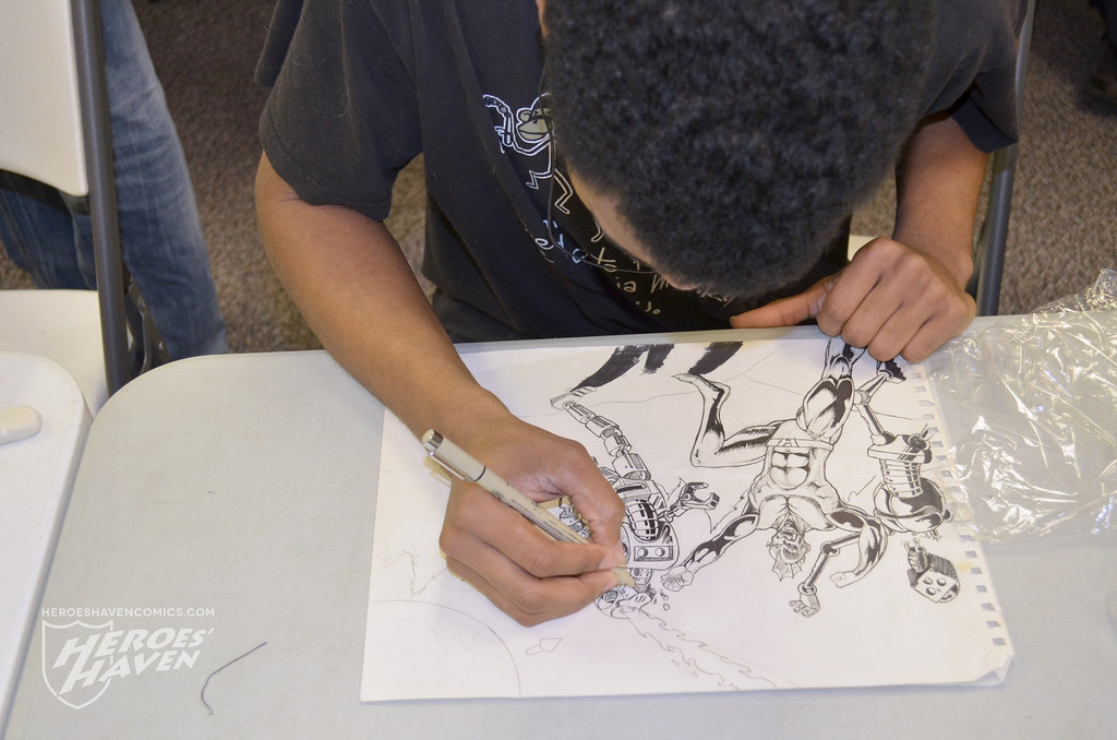 Comic Book Art Classes Heroes Haven Comics Comic Book Ar… Flickr