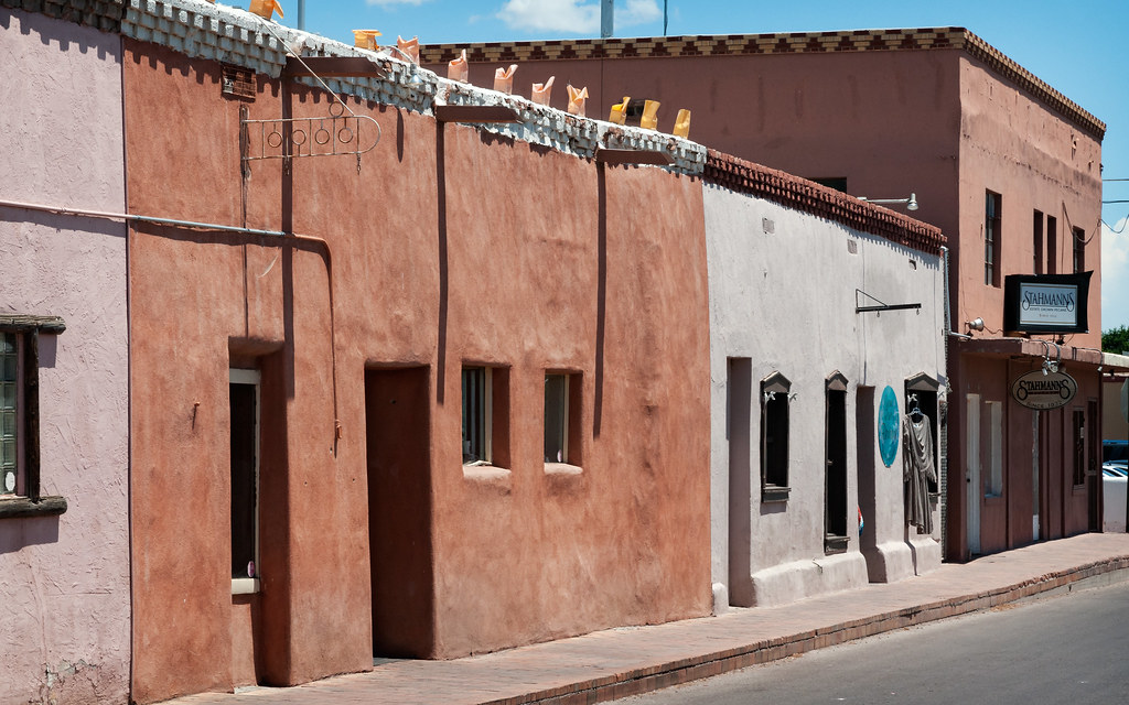 Calle de Parian buildings, Mesilla, NM, USA • paper bag lu… Flickr