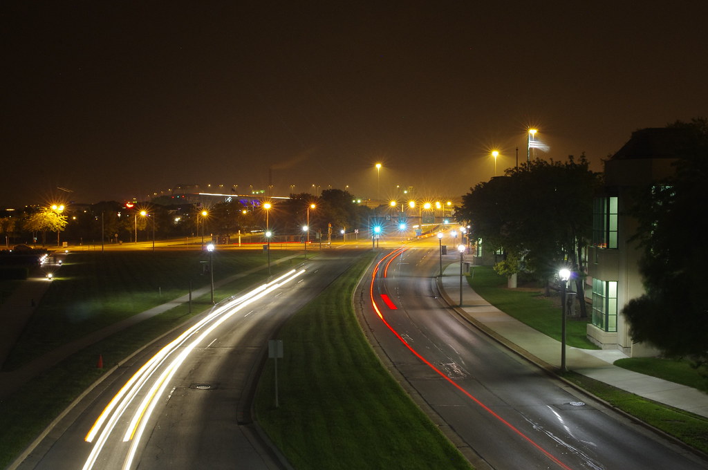 Lakefront DriveMilwaukee Practicing with some night shots… Flickr