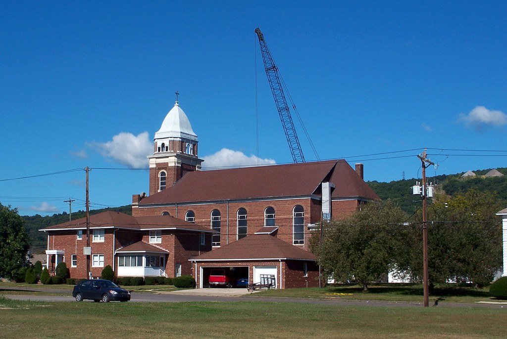 St Mary's Church, Swoyersville, PA A morning view of St Ma… Flickr