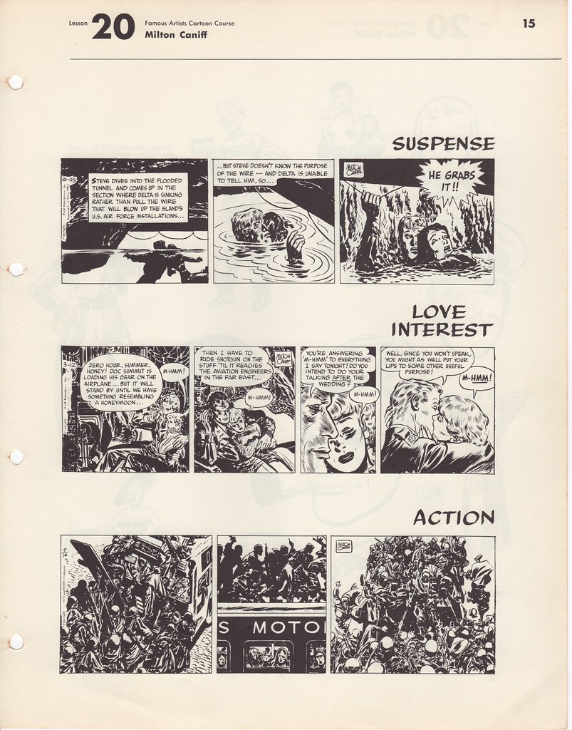 Milton Caniff Famous artist cartoon course Milton Caniff F… Flickr