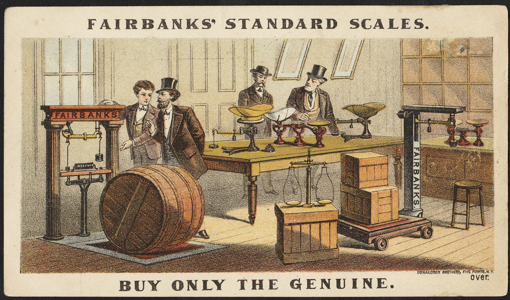 Fairbanks' Standard Scales. Buy only the genuine. (front) Flickr