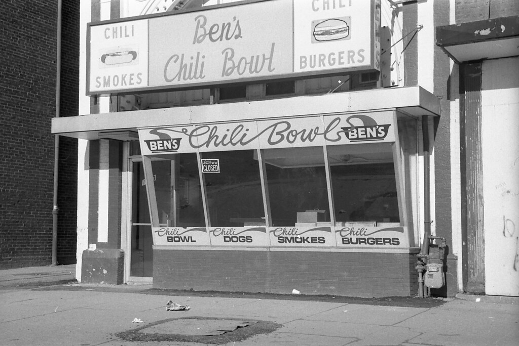 Ben's Chili Bowl 1213 U St NW, Washington, DC, 1987 Michael Horsley