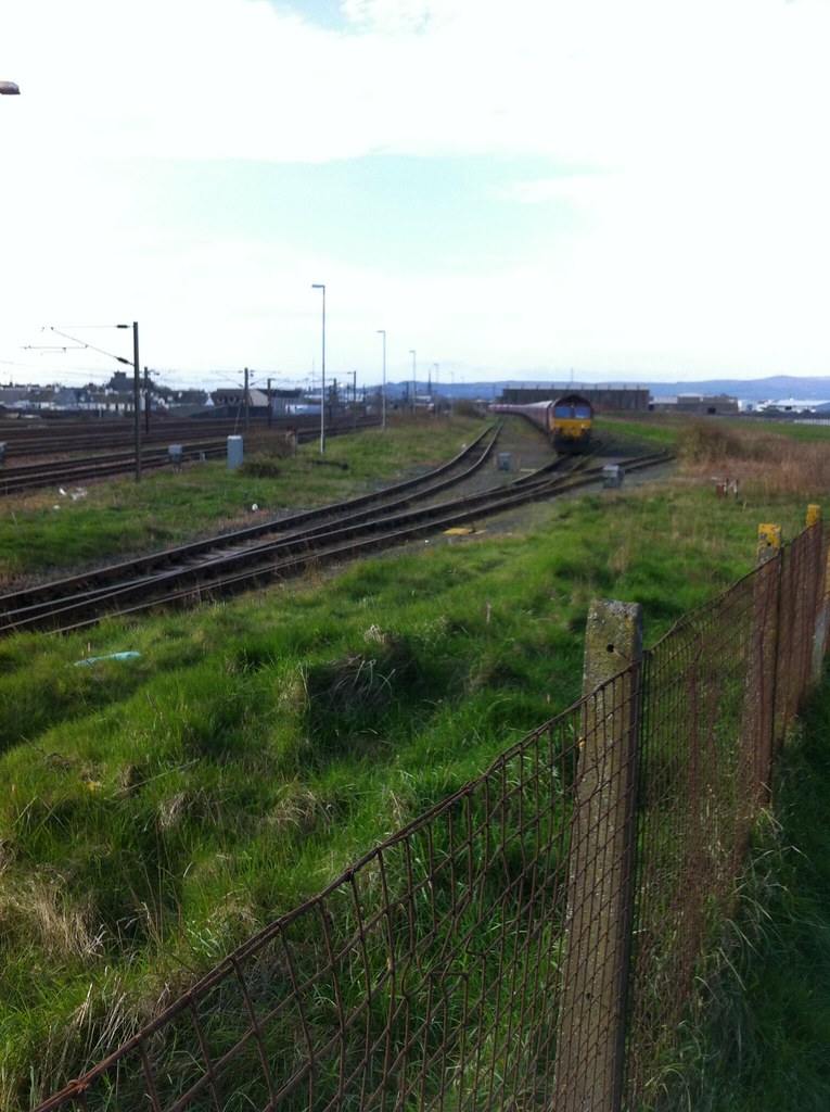 Ayr Falkland yard A very common sight now here as EWS 6609… Flickr