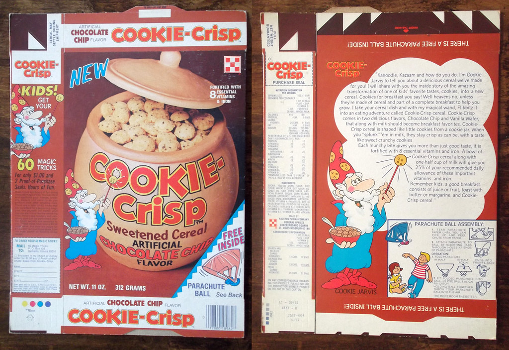 1977 Ralston 1st CookieCrisp Cereal Box Gregg Koenig Flickr