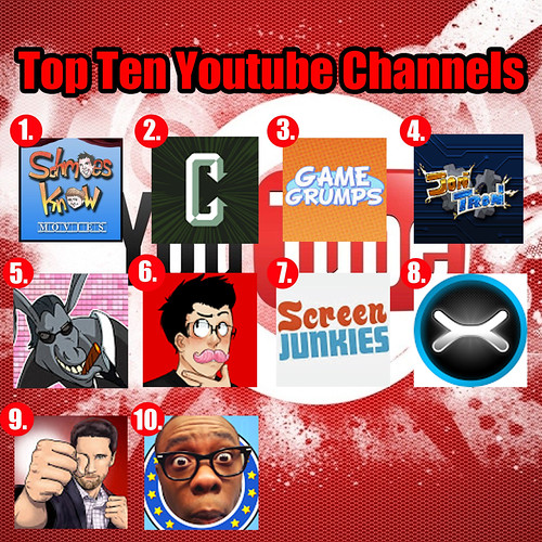 Top Ten Youtube Channels Here are my favorite Youtube chan… Flickr