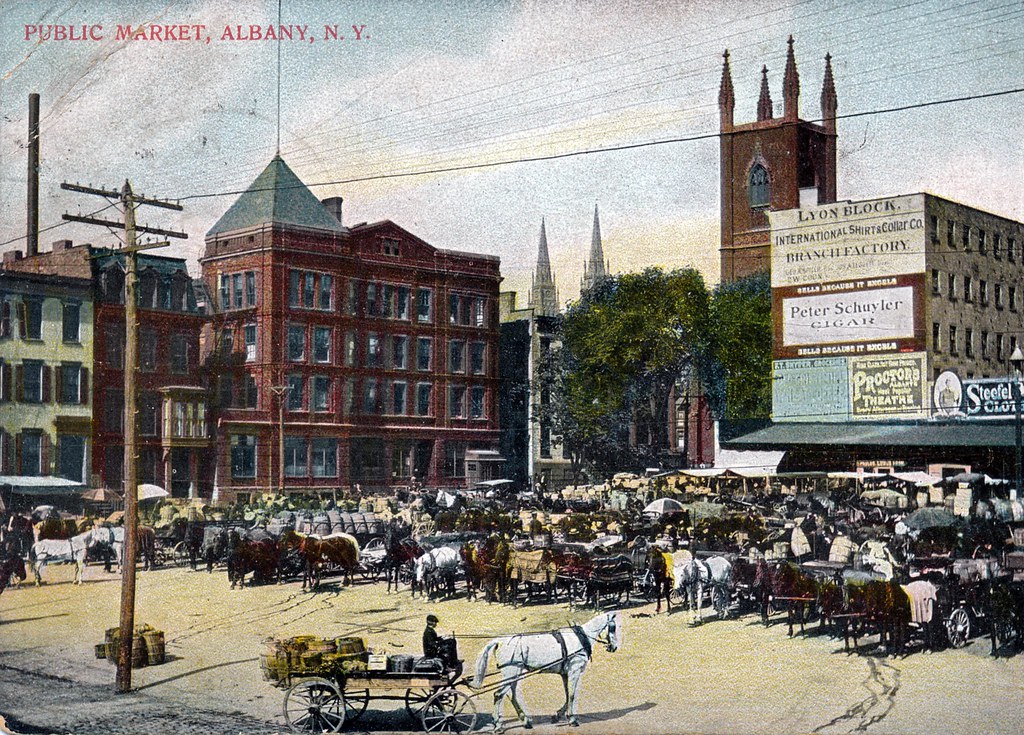 Lyons Block public market albany ny early 1900s The Lyons … Flickr