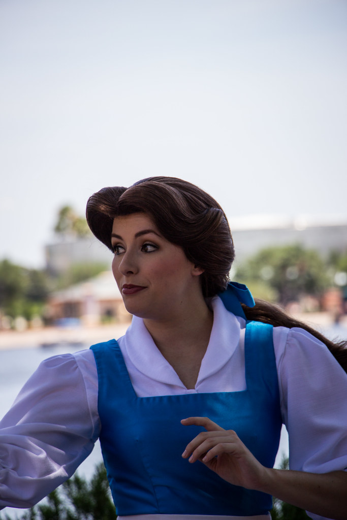 Belle in France Belle greeting visitors in the France Pavi… Flickr