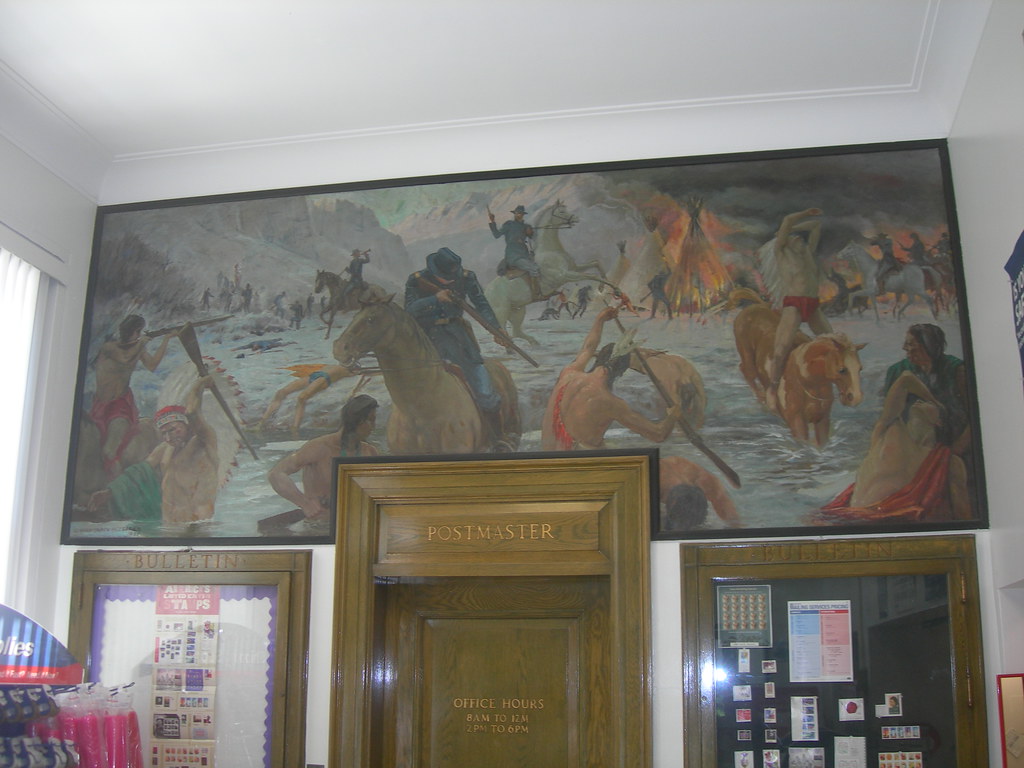 Preston, Idaho Post Office Mural New Deal mural entitled "… Flickr