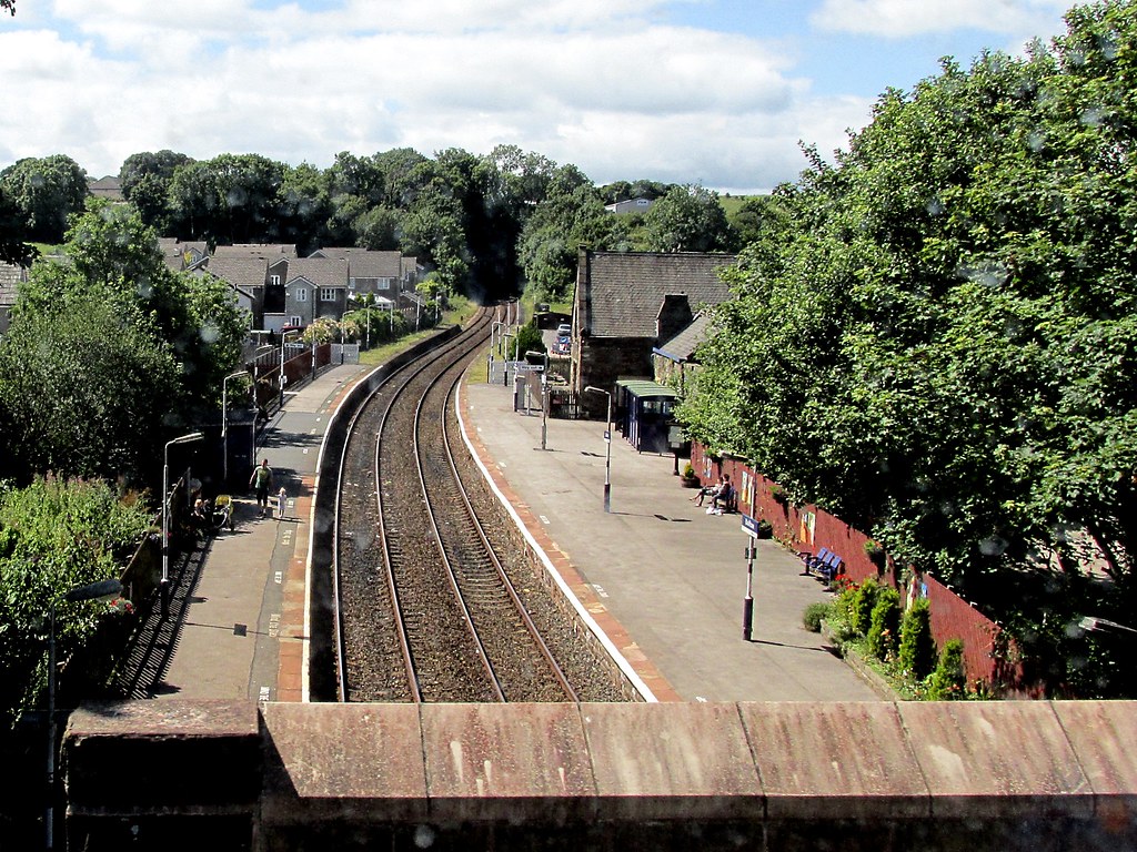 Dalton Station A driveby picture taken from the bus on th… Flickr