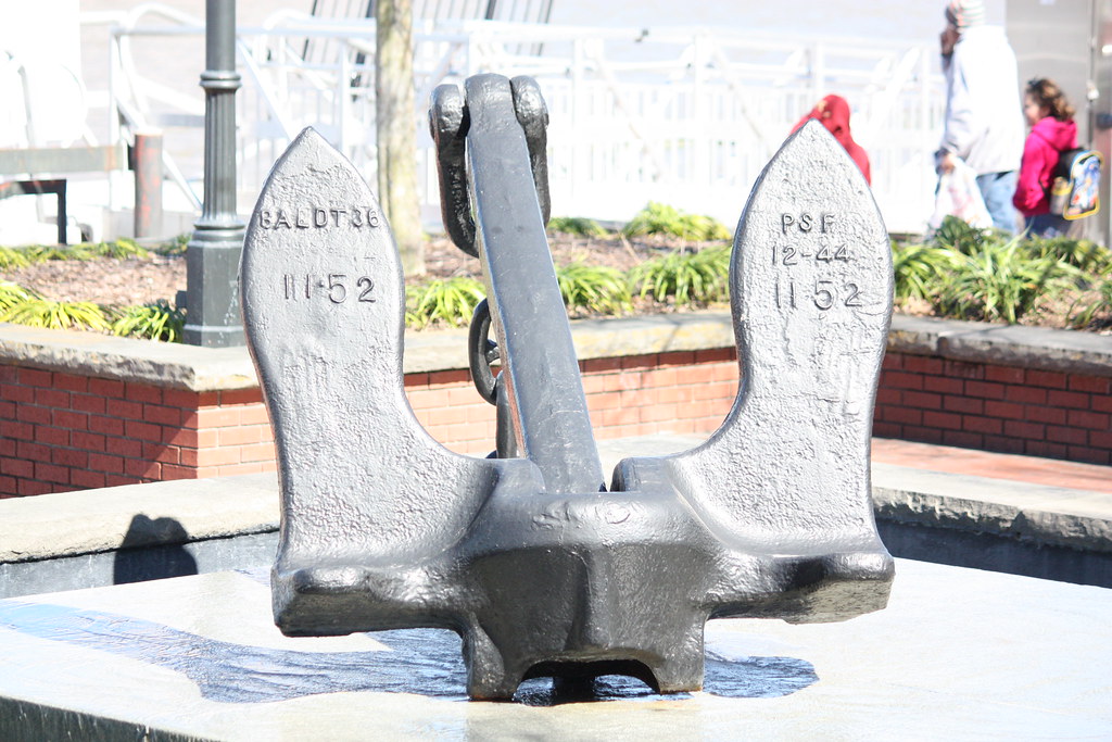 Anchor Of Old Days One Huge Anchor River Street Savannah… M. Moon