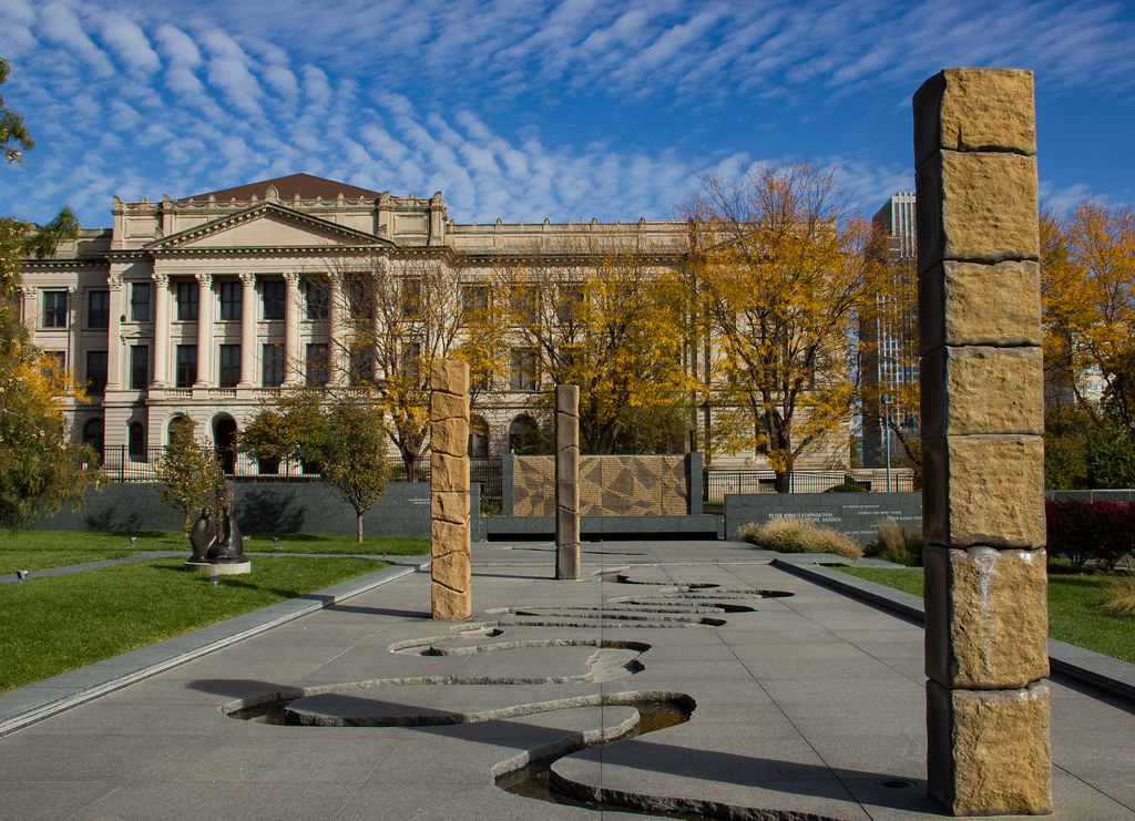 Sculpture Garden, Joslyn Art Museum, Omaha, NE J Haeske Flickr
