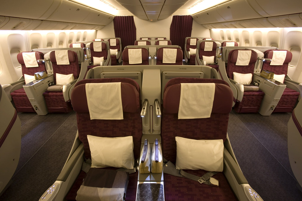 Pic 29 Qatar Airways’ Boeing 777300ER Business Class Flickr