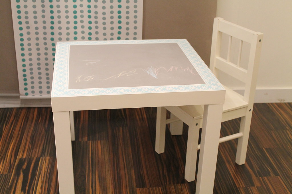 Lullaby Paints Chalkboard Table www.creativegreenliving.co… Flickr