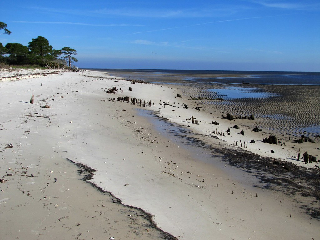 Low tide at Alligator Point Alligator Point, Florida. Flickr