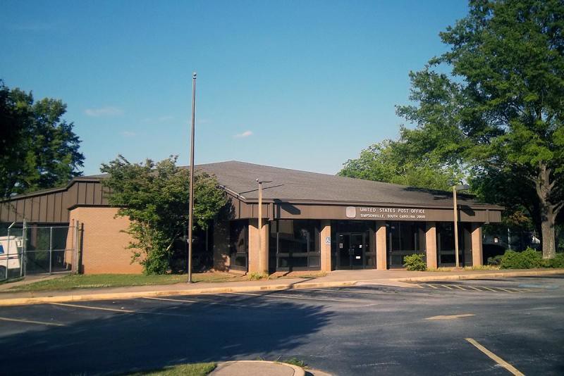 Simpsonville, SC post office Greenville County. Photo by S… Flickr