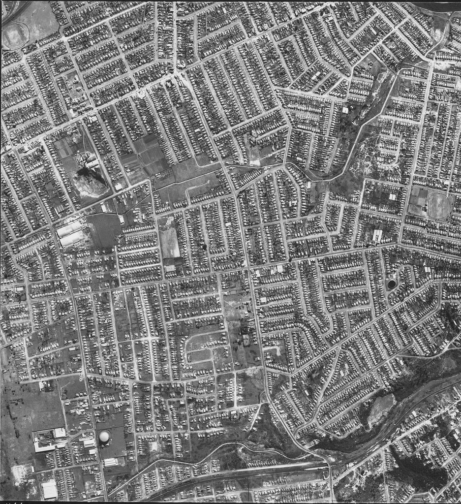 Canterbury, Campsie & Bexley 1953 Sydney airphoto Flickr