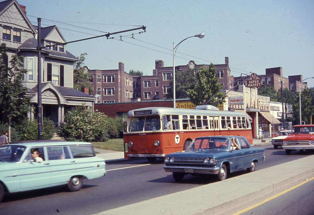 19670628 16 MBTA Trolley Bus David Wilson Flickr