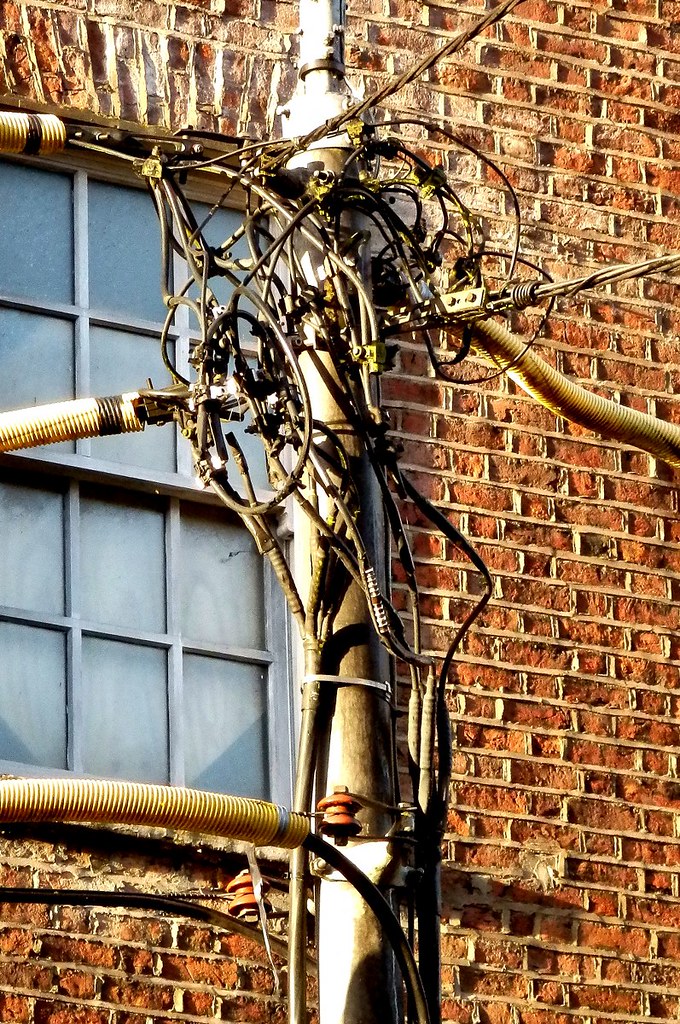 Ireland Limerick, bundled electirc cables Bundled electr… Flickr