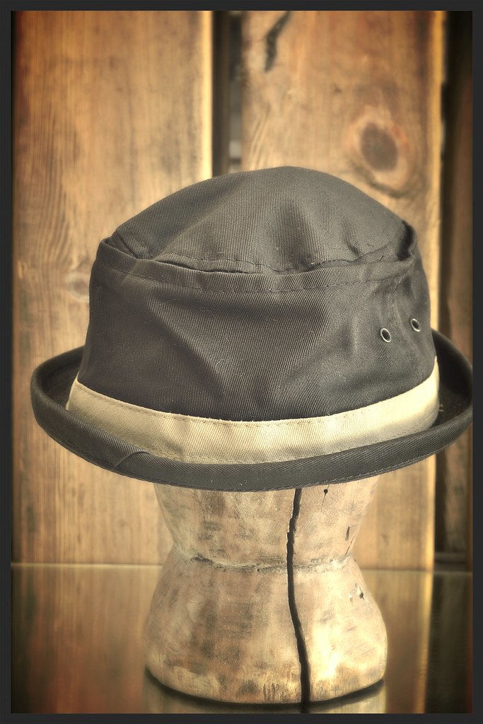Black pork pie hat NEW YORK HAT&CAP CO. LARGE 100 COTTON … Flickr