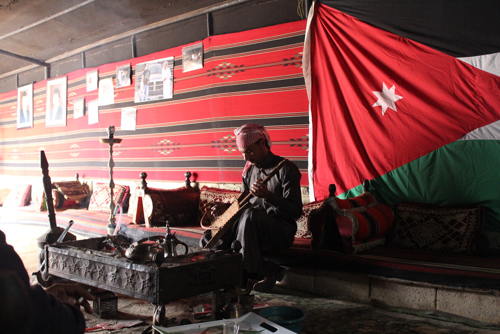 Bait Shaar. bedouin culture flag jordan Erica Stuke Flickr