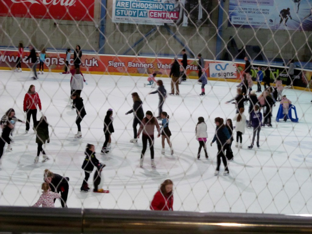 Skating at Nottingham Ice rink with Juliet and Caitlin Flickr