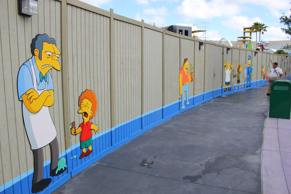 The Simpsons Springfield Fast Food Boulevard at Universal … Flickr