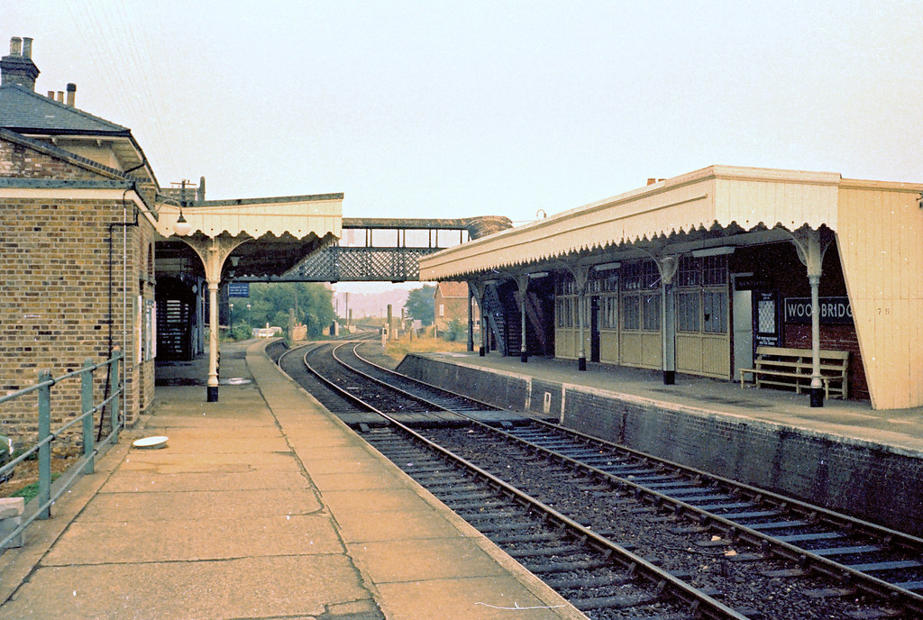 Woodbridge station (2), 1975 Bluepelicanrailway Flickr