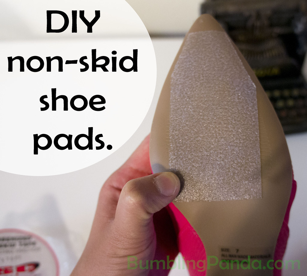 How to make your own non skid shoe pads DIY Non skid shoe … Flickr