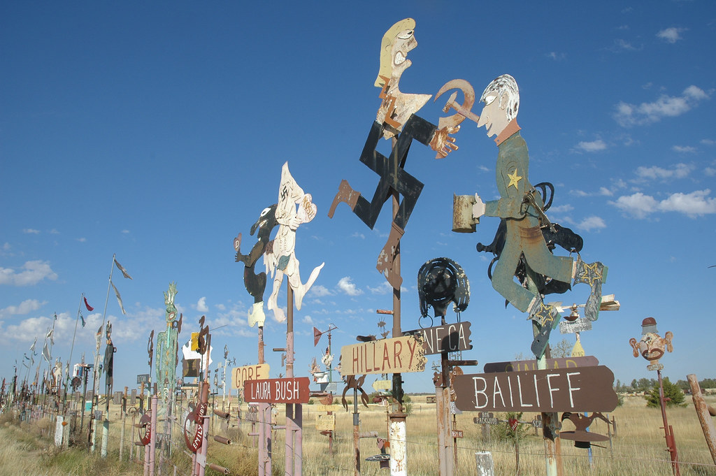 Mullinville, Kansas The folk art sculpture of M.T. Liggit Brad