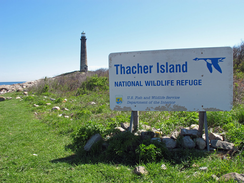 Thacher Island sign Thacher Island National Wildlife Refug… Flickr