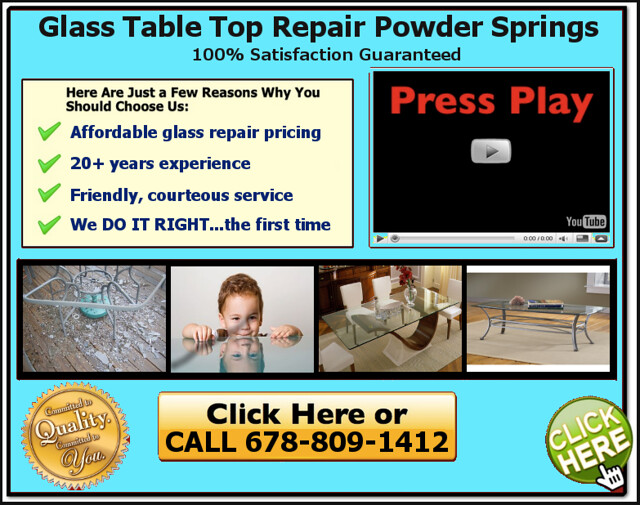 Glass Table Top Repair Powder Springs GA 6788091412 Flickr
