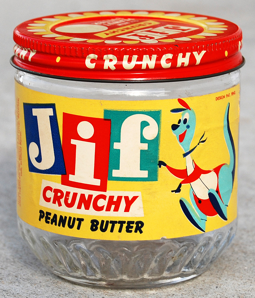 Jif Crunchy Peanut Butter, 1950's Roadsidepictures Flickr
