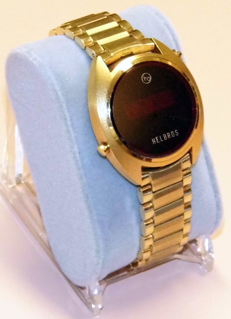 Vintage Helbros Electronic LED Wrist Watch, Made in the US… Flickr