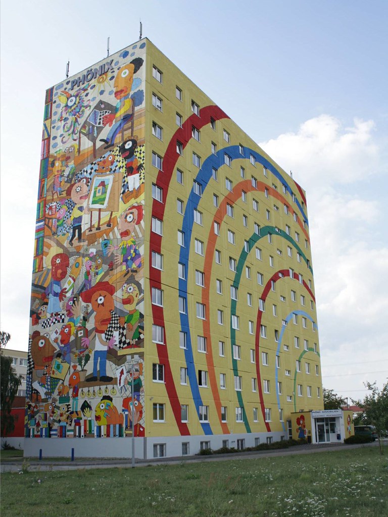 Wandmalereien Img 2444 Neubrandenburg Feldstrasse Vom Gra Flickr