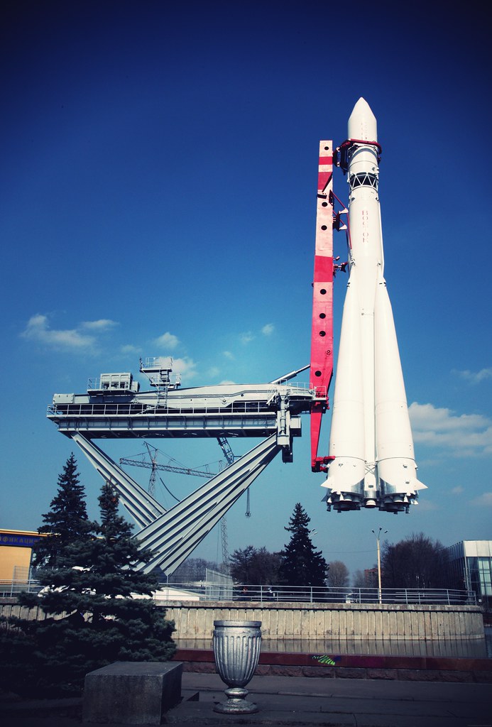 The VDNh Space Pavillion and Rocket Vostok 8K72K (1966) Flickr